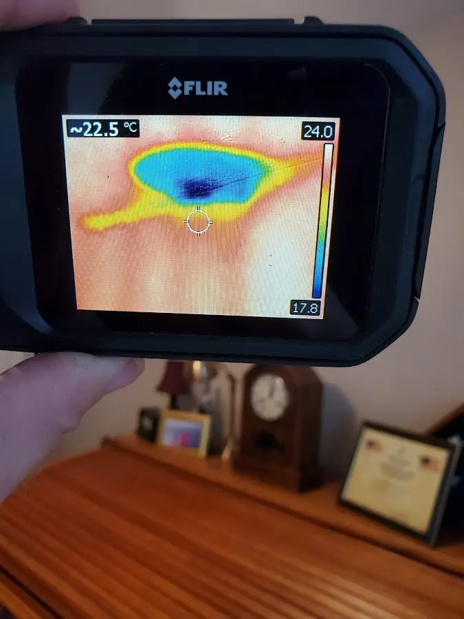 Thermal imaging inspection for water damage in Warner Robins